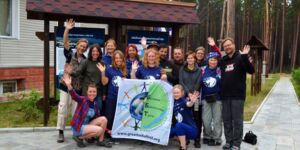 Foto vor der Auszeichnung in der Nationalpark-Verwaltung